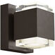 Sean Lavin Voto LED 8.3 inch Bronze Outdoor Wall Light in LED 80 CRI 4000K, Surge Protection, Uplight/Downlight, Integrated LED