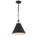 Xavier 1 Light 12 inch Matte Black Mini Pendant Ceiling Light