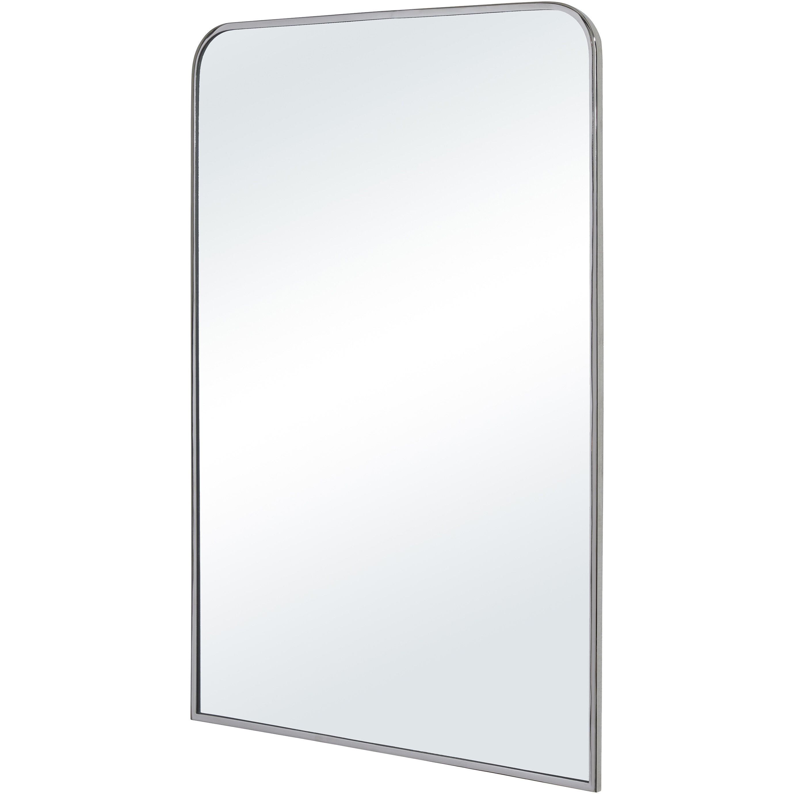 Jackline 36 X 24 inch Polished Nickel Wall Mirror