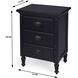 Masterpiece Easterbrook  Black Chest/Cabinet