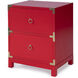 Butler Loft Ardennes Red Campaign Red Chairside Chest