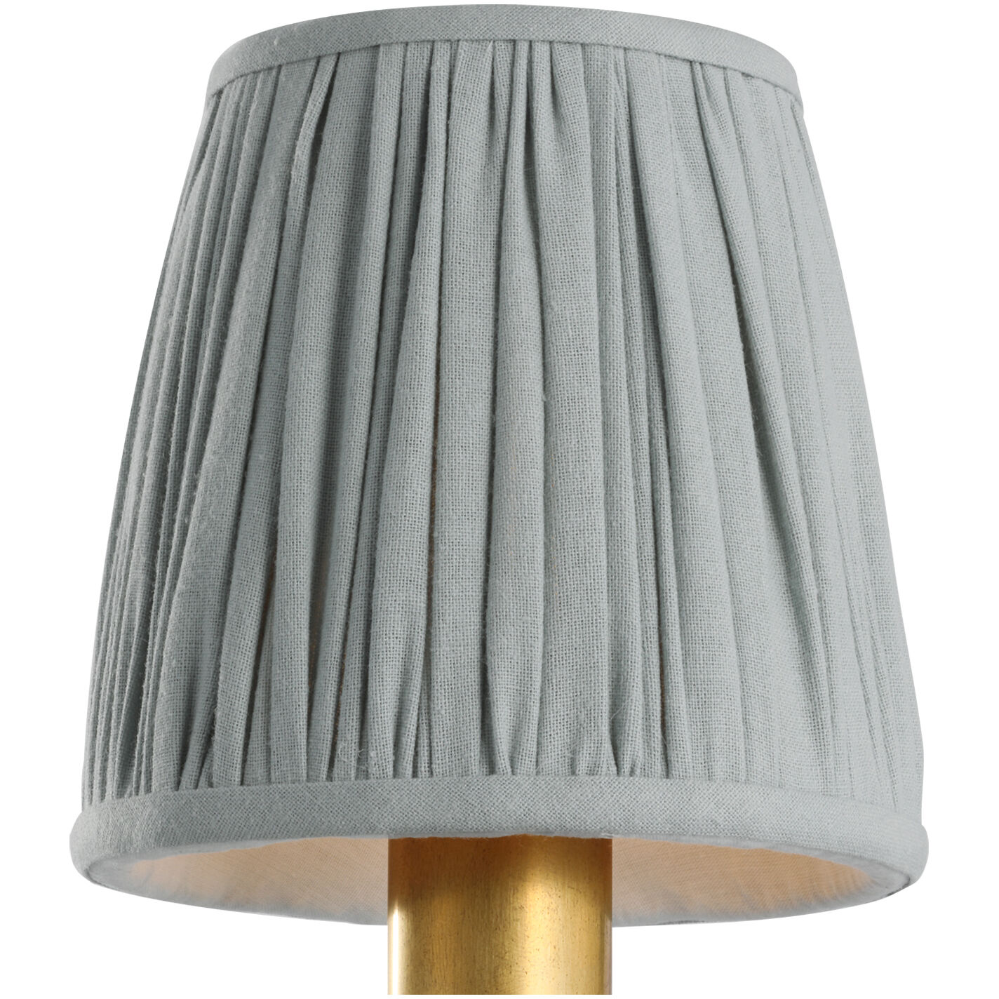 Visual Comfort Signature Collection Visual Comfort Clip Pleated Blue Linen 4.25 inch Empire Shade, 4in VCCS21-432-4 - Open Box