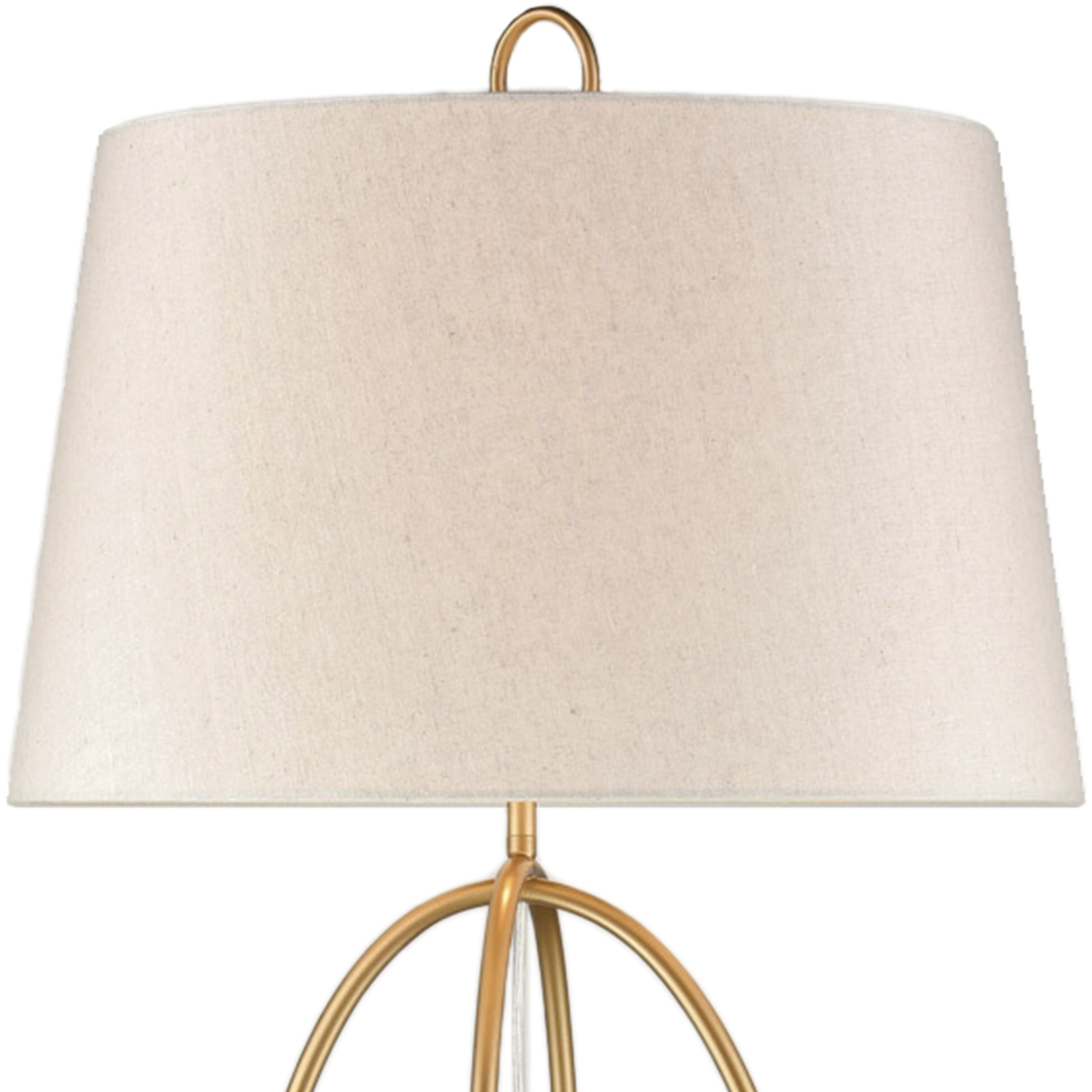 Morely 63 inch 150 watt Painted Gold Floor Lamp Portable Light