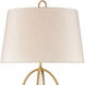 Morely 63 inch 150 watt Painted Gold Floor Lamp Portable Light