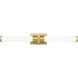 Idris LED 32.5 inch Modern Gold Bathroom Vanity Wall Light