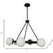 Oaha 1 Light 9.5 inch Black Pendant Lamp Ceiling Light