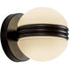Selene 5 inch Black Wall Sconce Wall Light