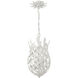 Broche 3 Light 9.5 inch Matte White Pendant Ceiling Light