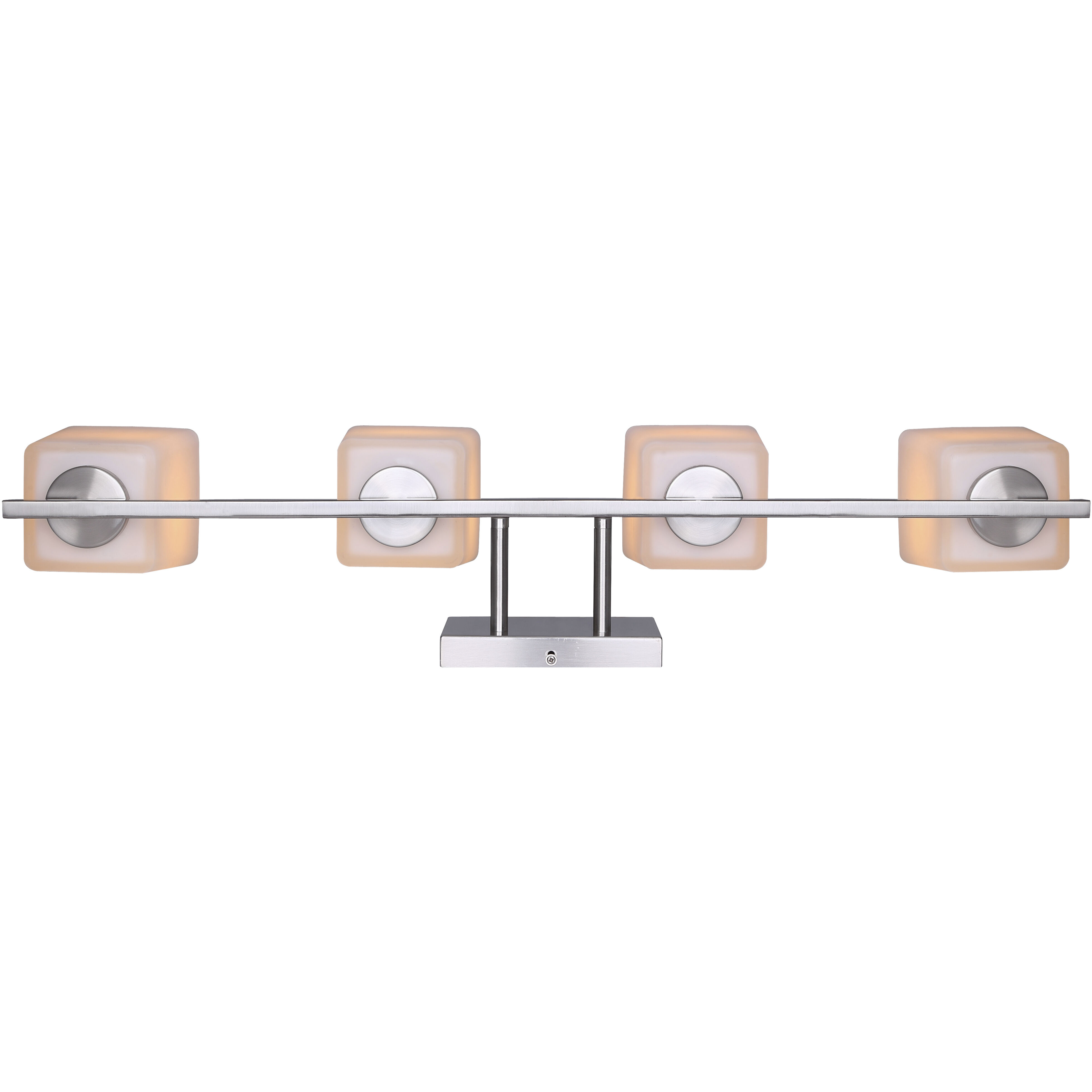 Madison 4 Light 31 inch Brushed Nickel Vanity Light Wall Light