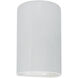 Ambiance 1 Light 12.5 inch Gloss White Outdoor Wall Sconce in Incandescent, Gloss White/Gloss White