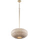 Zanzibar 4 Light 22 inch Soft Gold Pendant Ceiling Light