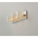 Gem 3 Light 22 inch Polished Chrome Bath Vanity Wall Light in Silver