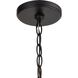 Barrow 3 Light 12 inch Birchwood with Matte Black Chandelier Ceiling Light