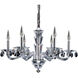 Fanshawe 6 Light 29.5 inch Chrome Chandelier Ceiling Light in Firenze Clear