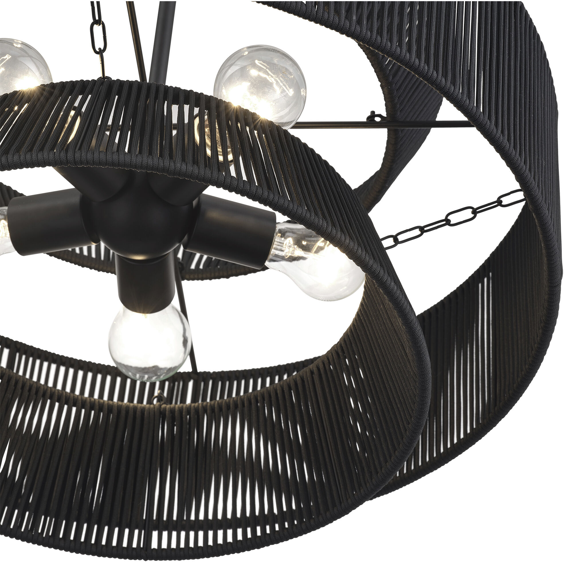 Florell 5 Light 22 inch Black Pendant Chandelier Ceiling Light