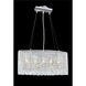 Contemporary 5 Light 9 inch Silver Chandelier Ceiling Light