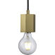 Placerville 1 Light 2.25 inch Antique Gold Mini Pendant Ceiling Light