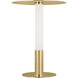 Kelly by Kelly Wearstler Miguel 21 inch 9.00 watt Hand Rubbed Antique Brass Table Lamp Portable Light