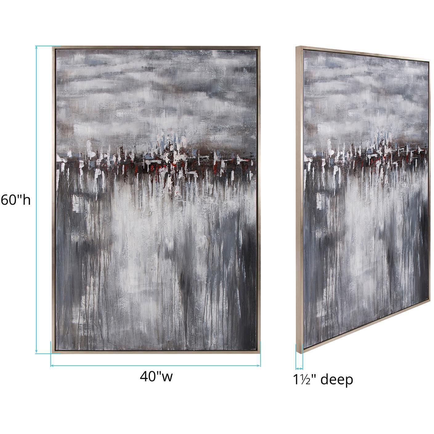 In the Moonlight 60 X 40 inch Hand Painted Wall Art