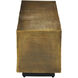 Jahnu Antique Brass Bench