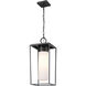 Sheridan 1 Light 10 inch Black Outdoor Chain Mount Ceiling Fixture
