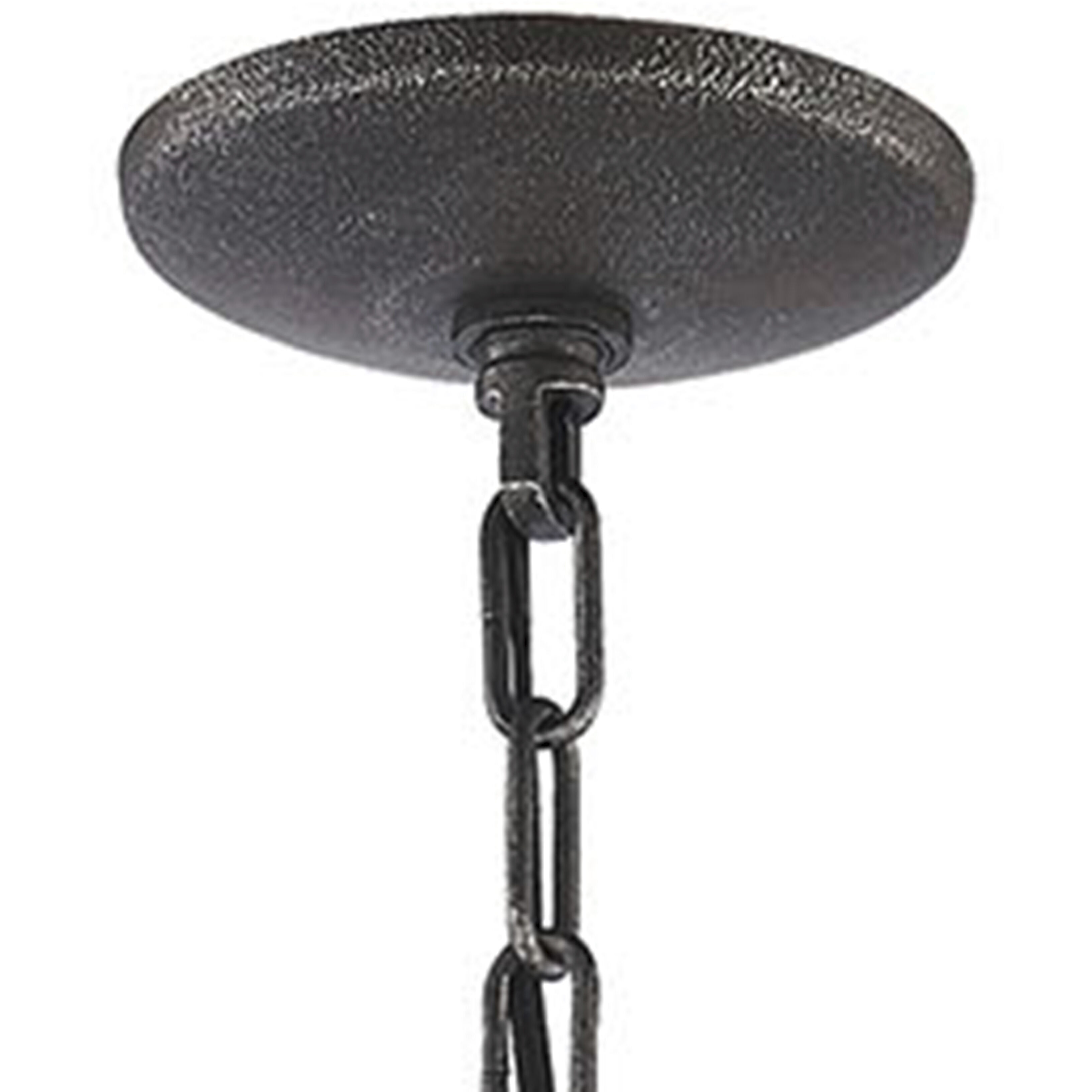 Nadina 6 Light 22 inch Silverdust Iron Chandelier Ceiling Light