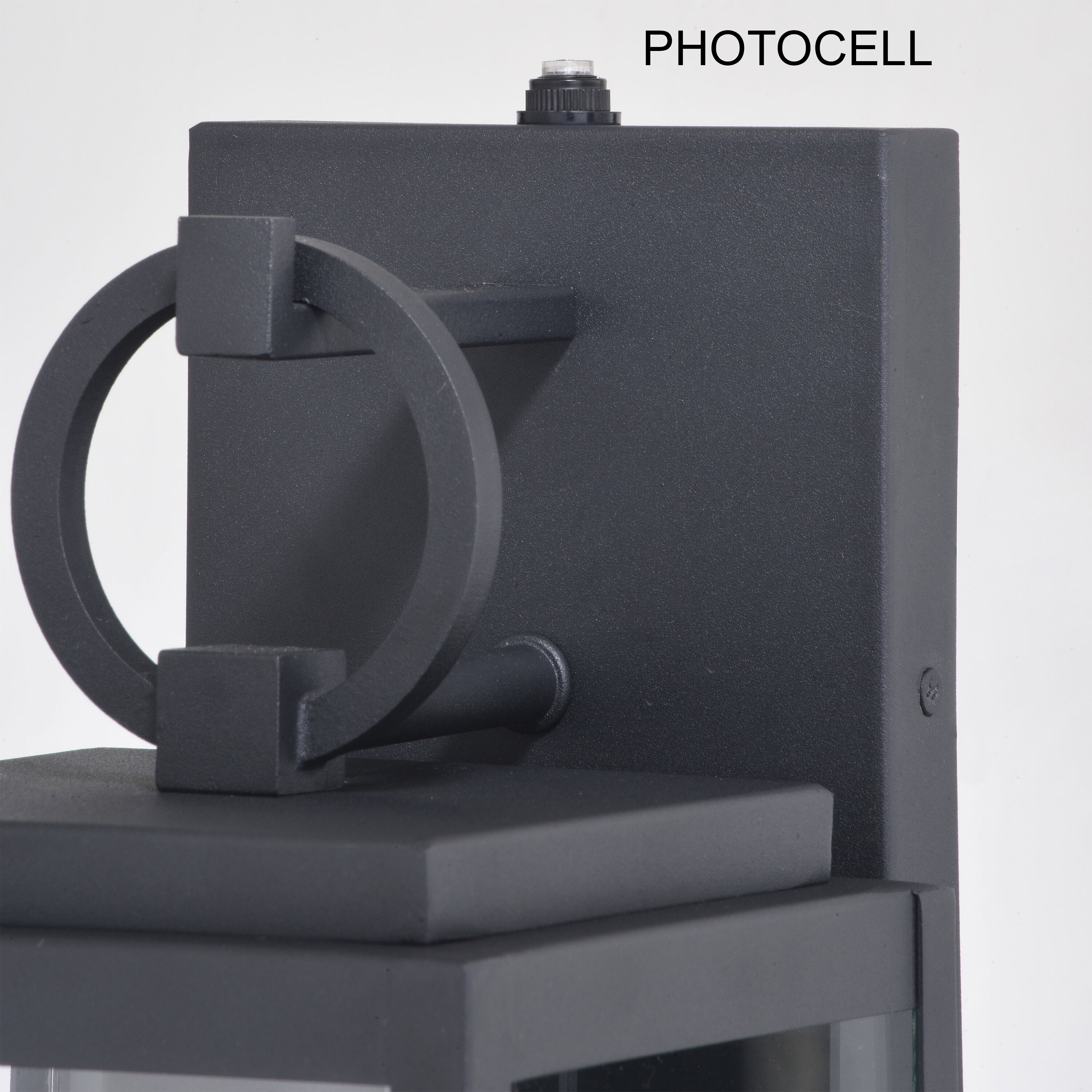 Hubbard LED 17.75 inch Textured Black Outdoor Wall