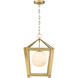 Shimmer 1 Light 13 inch Legacy Brass Pendant Ceiling Light