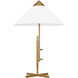 Kelly by Kelly Wearstler Franklin 29.75 inch 9 watt Burnished Brass Table Lamp Portable Light