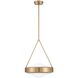 Agate 3 Light 15 inch Champagne Gold Pendant Ceiling Light