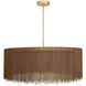 Bennet 1 Light 52 inch Antique Brass Chandelier Ceiling Light, Large
