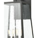 Meditterano 4 Light 27 inch Matte Black Outdoor Sconce