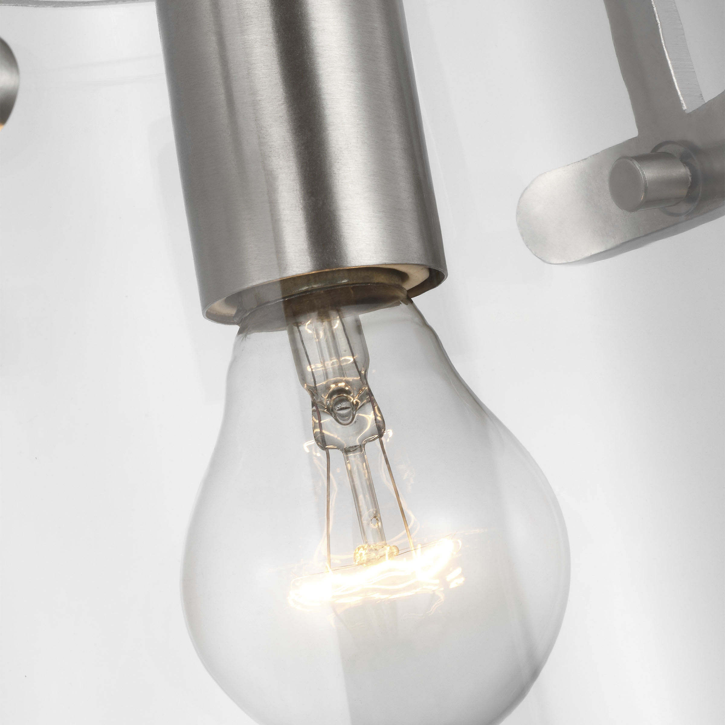 Drew & Jonathan Crofton 1 Light 7.75 inch Brushed Nickel Pendant Ceiling Light, Small