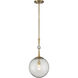 Populuxe 1 Light 11 inch Oxidized Aged Brass Mini Pendant Ceiling Light