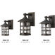 Freeport Outdoor Wall Mount Lantern in Oil Rubbed Bronze, Medium
