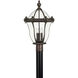 Estate Series San Clemente 3 Light 22.25 inch Copper Bronze Outdoor Post Mount Lantern