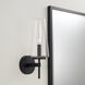Aaron 1 Light 5 inch Matte Black Sconce Wall Light