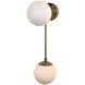 Duo Sconce Wall Light in Brushed Brass