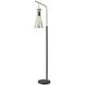 Walker 64 inch 40.00 watt Black and Antique Brass Floor Lamp Portable Light