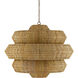 Antibes 18 Light 48 inch Khaki/Natural Chandelier Ceiling Light, Grande