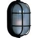 Marine LED 8.25 inch Black Outdoor Wall Light, Small