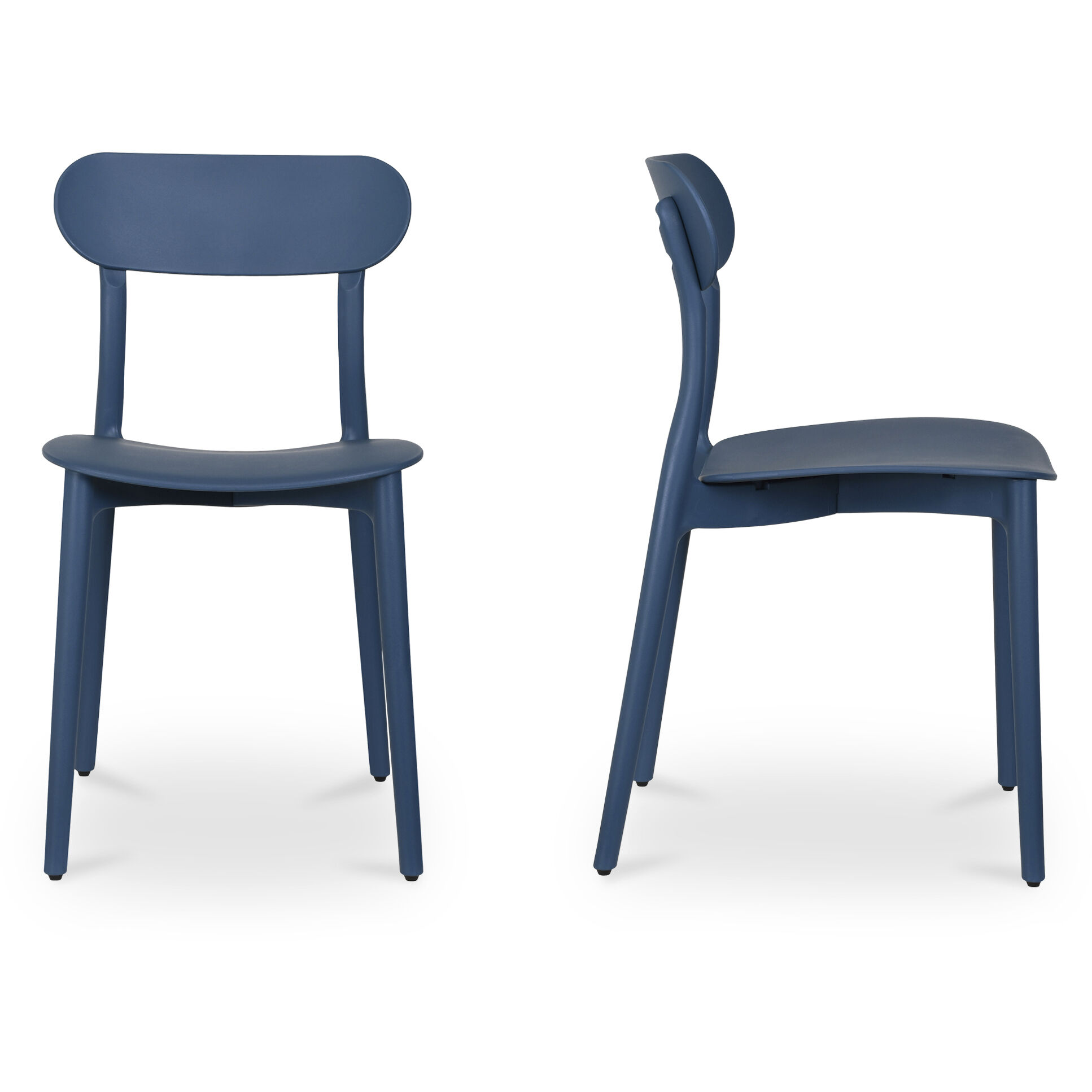 Kent Blue Outdoor Dining Chair, Set of Two