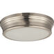 Fairmont 2 Light 13 inch Natural Aged Brass Flush Mount Ceiling Light