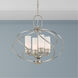 Westfield 4 Light 22 inch Brushed Nickel Chandelier Ceiling Light