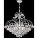 Cascade 7 Light 20 inch Silver Chandelier Ceiling Light
