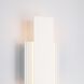 Jacks LED 15 inch Textured White Exterior Wall Sconce