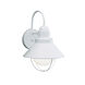 Seaside 1 Light 12 inch White Outdoor Wall, Medium