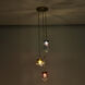 Bolsa 3 Light 21.25 inch Winter Brass Chandelier Ceiling Light