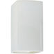 Ambiance 9.5 inch Gloss White Outdoor Wall Sconce in Incandescent, Gloss White/Gloss White