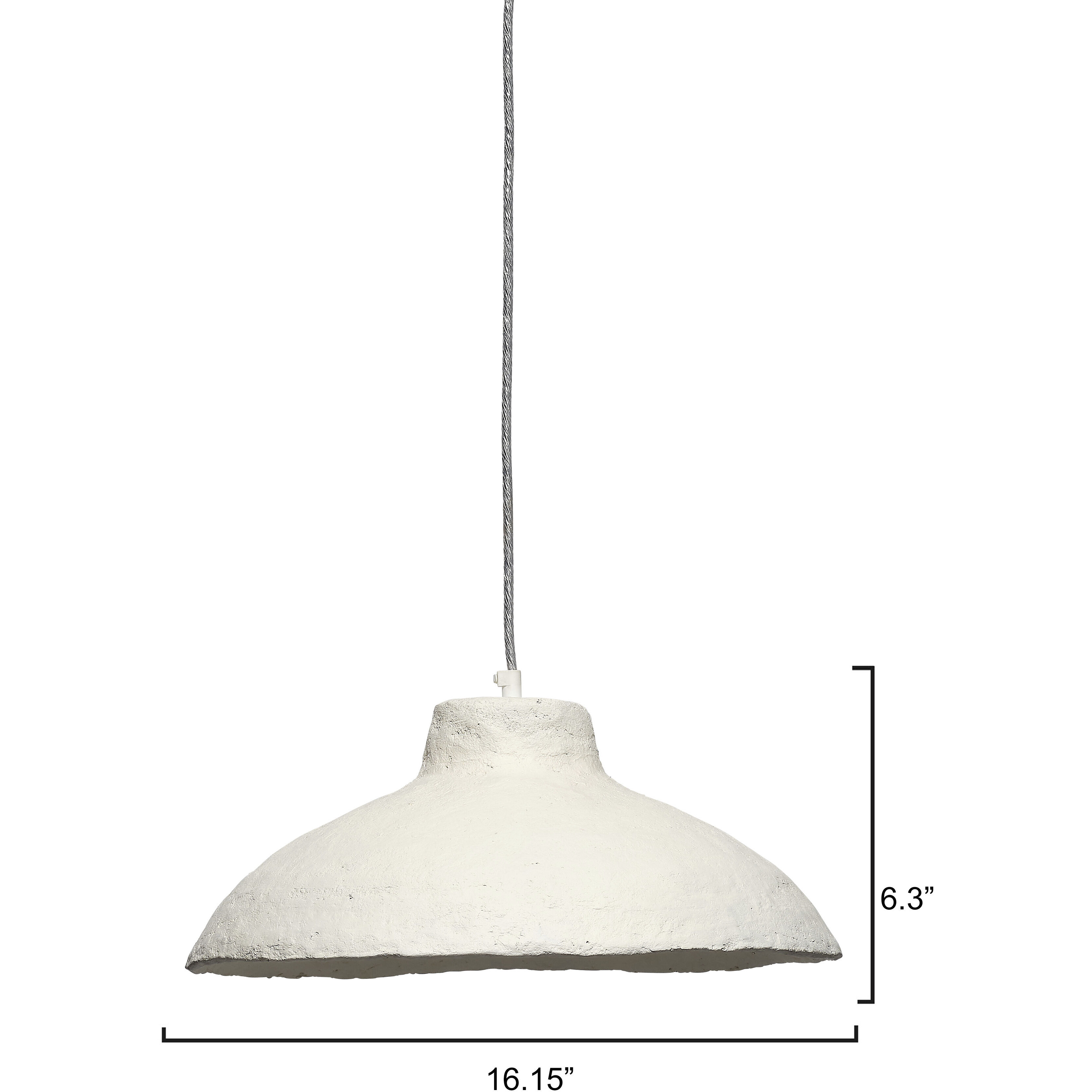 Parchment 1 Light 16 inch Off White Pendant Ceiling Light